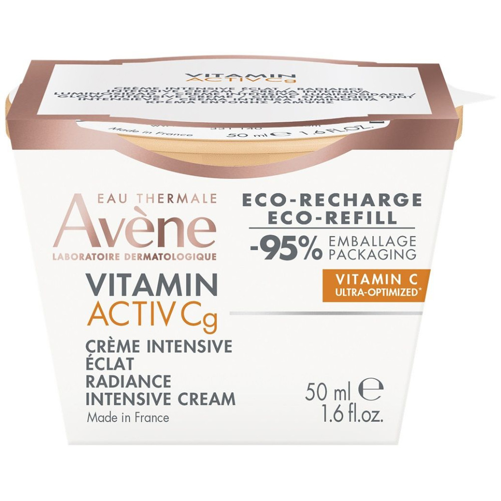 AVENE VITAMIN ACTIV Cg RADIANCE INTENSIVE CREAM озаряващ крем за лице против бръчки с Витамин Cg + Ниацинамид 50 мл ПЪЛНИТЕЛ