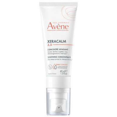 AVENE XERACALM A.D SOOTHING CONCENTRATE успокояващ концентрат срещу сърбеж за лице и тяло за суха склонна към атопия кожа 40 мл