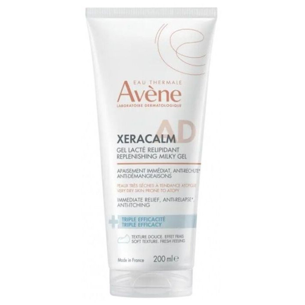 AVENE XERACALM A.D подхранващ млечен гел за тяло за суха и атопична кожа 200 мл - Грижа за тялото