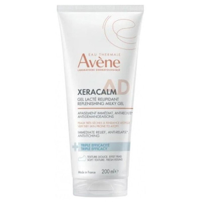 AVENE XERACALM A.D подхранващ млечен гел за тяло за суха и атопична кожа 200 мл