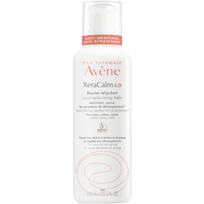 AVENE XERACALM A.D релипидиращ балсам за лице и тяло за много суха чувствителна кожа склонна към атопия 400 мл