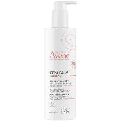 AVENE XERACALM NUTRITION хидратиращ и успокояващ балсам за лице и тяло за суха склонна към атопиячувствителна кожа 400 мл