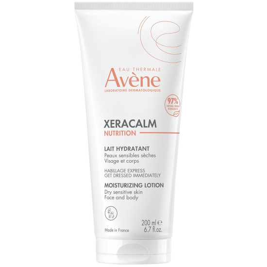 AVENE XERACALM NUTRITION хидратиращо и успокояващо мляко за лице и тяло за чувствителна и много суха кожа 200 мл