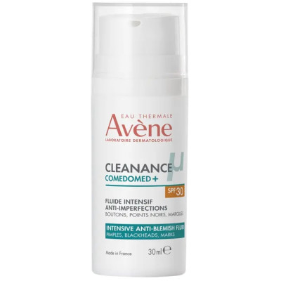 AVENE CLEANANCE COMEDOMED+ SPF30 интензивен флуид за лице за чувствителна кожа с несъвършенства и белези 30 мл