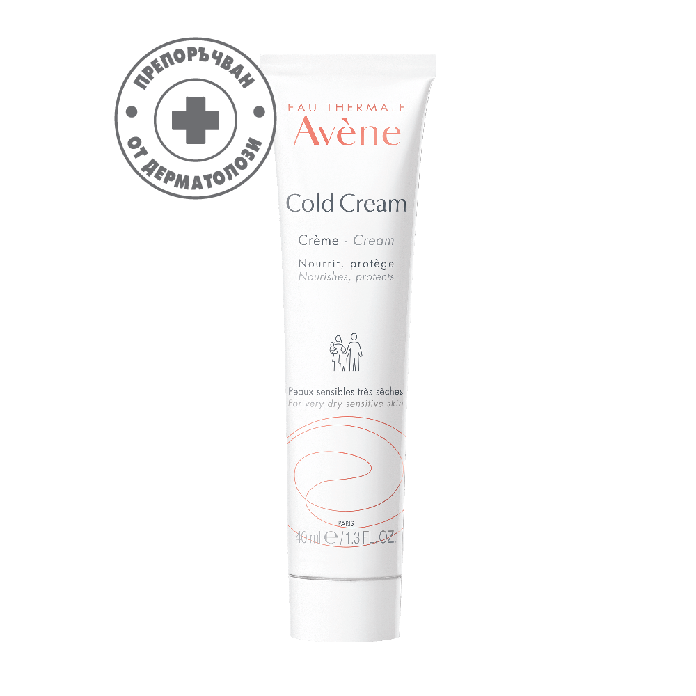 Avene Cold Cream Крем за лице за много суха и чувствителна кожа 40 мл - Кремове за лице