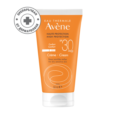 АВЕН SUN CREAM SPF30 слънцезащитен крем за лице за суха и чувствителна кожа 50 мл