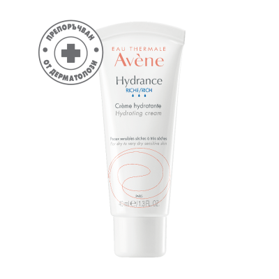 AVENE HYDRANCE RICHE богат хидратиращ крем за лице за суха към много суха чувствитена кожа 40 мл