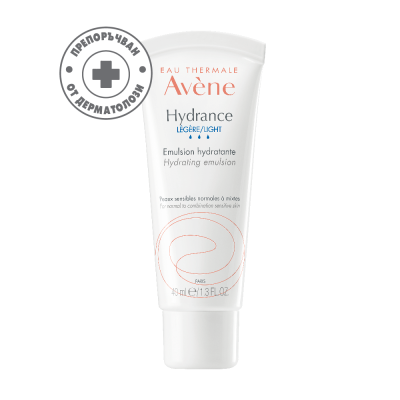AVENE HYDRANCE LIGHT EMULSION лека хидратираща емулсия за лице за всички типове дехидратирана чувствителна кожа 40 мл