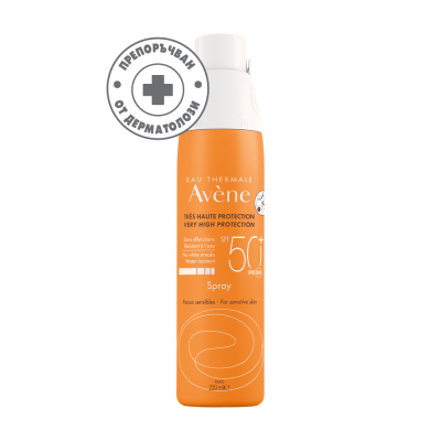 AVENE SUN SPF50+ SPRAY слънцезащитен спрей за възрастни за лице и тяло за чувствителна кожа 200 мл