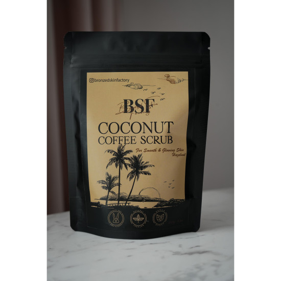 BSF COCONUT COFFEE SCRUB ексфолиант за тяло ЛЕШНИК 125 г