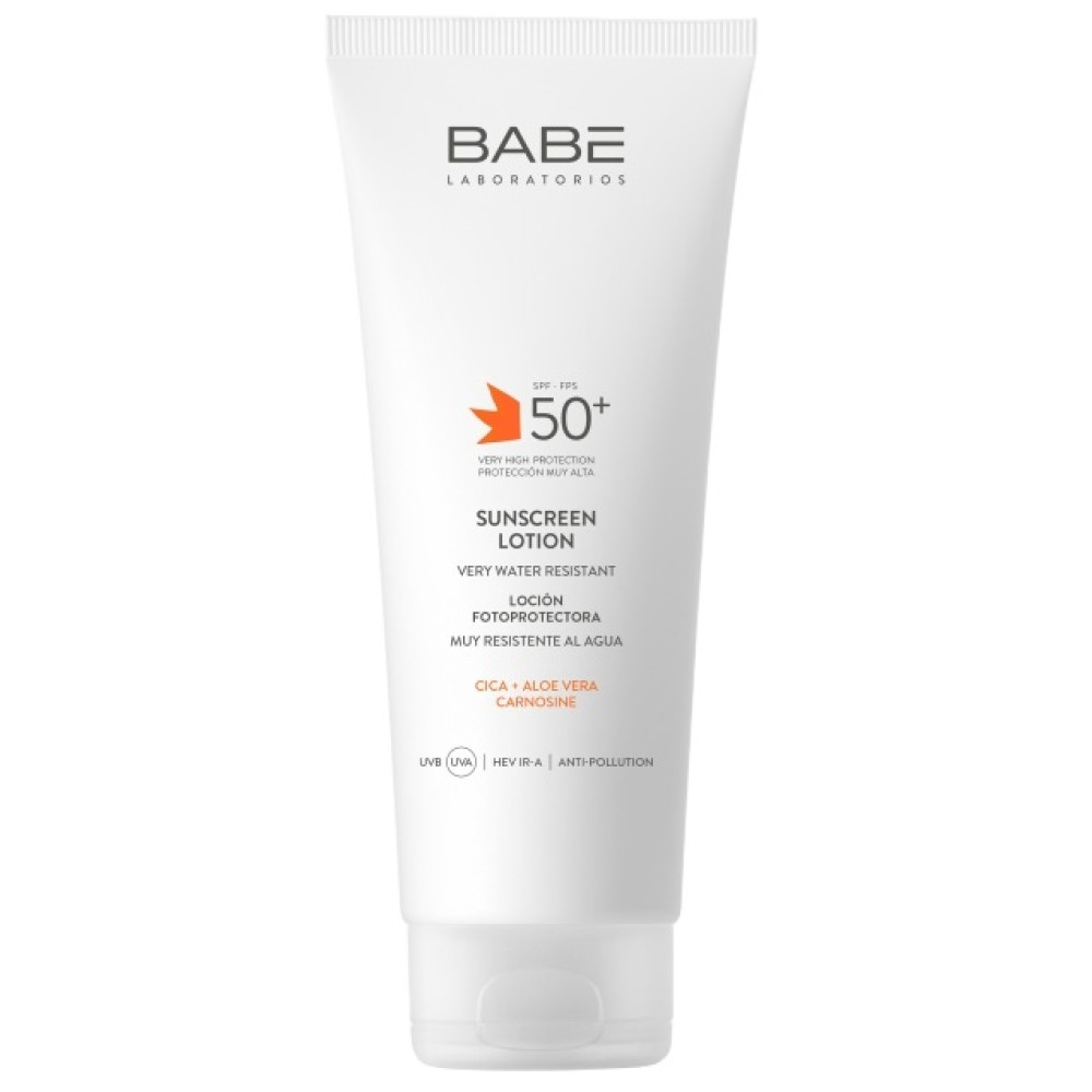 BABE SUNSCREEN LOTION SPF50+ слънцезащитен лосион за тяло за всеки тип кожа 200 мл - Слънцезащита