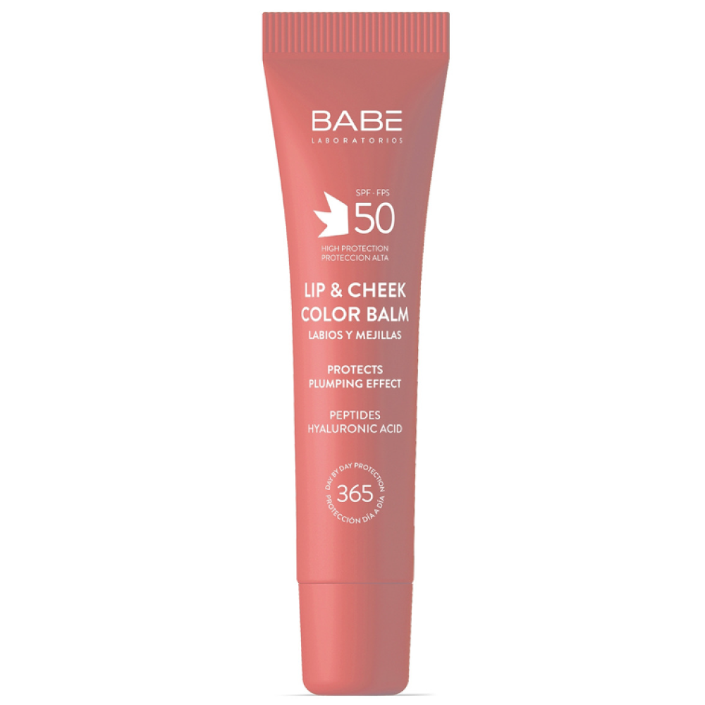 BABE LIP & CHEEK COLOR BALM SPF50 балсам за устни и скули розов 20 мл - Грижа за устните