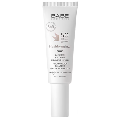 BABE HEALTHY AGING SPF50 слънцезащитен флуид за лице 40 мл