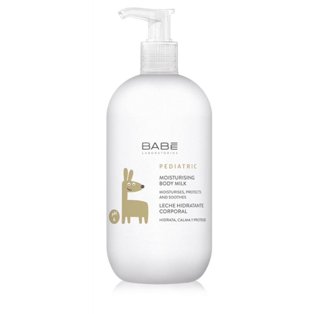 BABE PEDIATRIC MOISTURISING BODY MILK хидратиращо мляко за тяло за чувствителна кожа за бебета и деца 100 мл