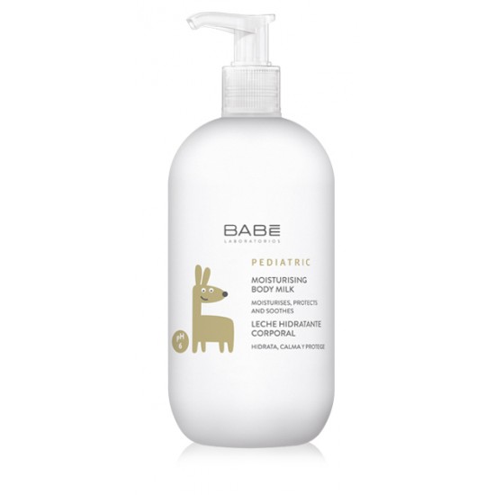 BABE PEDIATRIC MOISTURISING BODY MILK хидратиращо мляко за тяло за чувствителна кожа за бебета и деца 100 мл