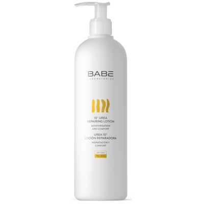 BABE PEDIATRIC LOTION 10% UREA възстановяващ лосион за тяло с 10% урея за много суха кожа за бебета и деца 500 мл