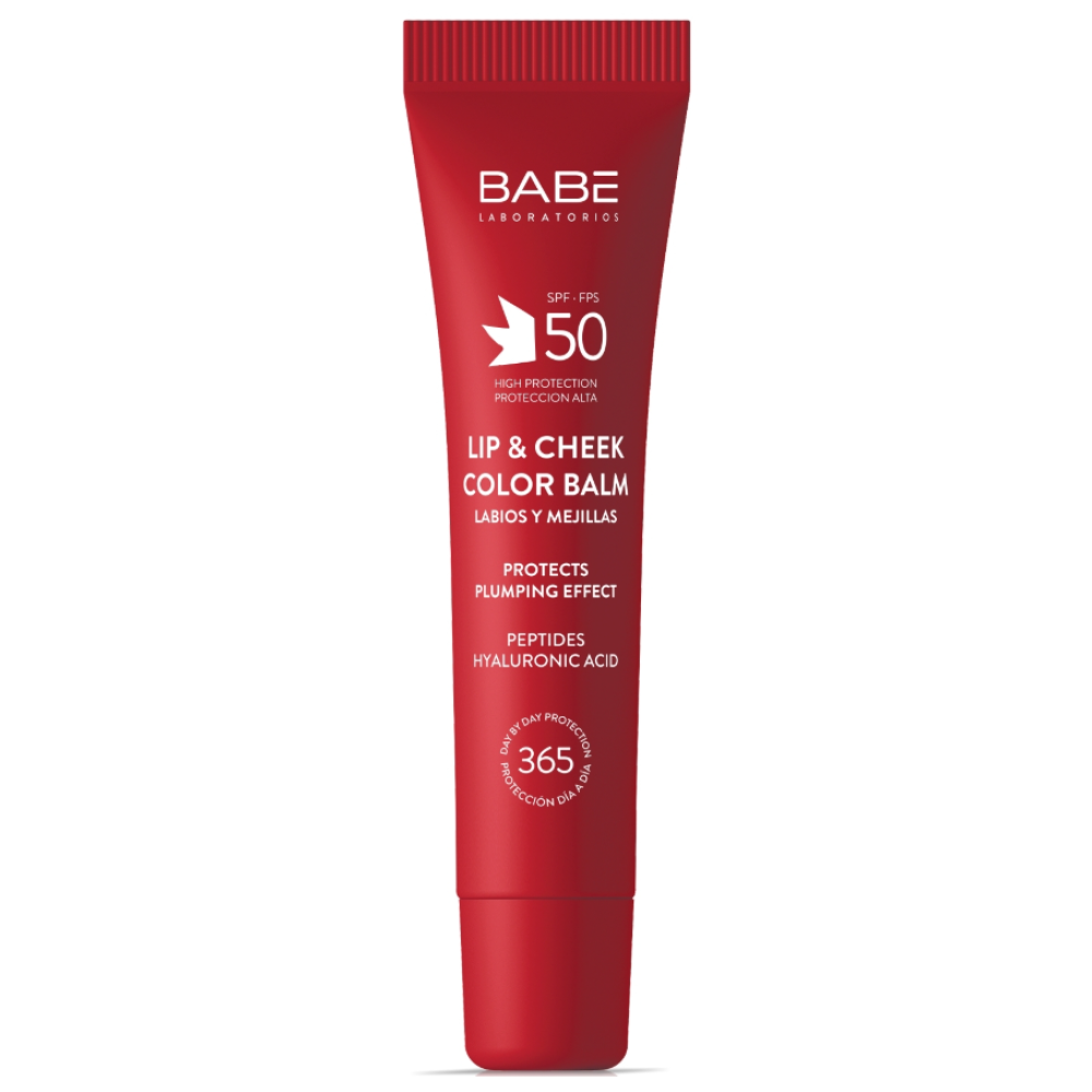 BABE LIP & CHEEK COLOR BALM SPF50 балсам за устни и скули червен 20 мл - Грижа за устните