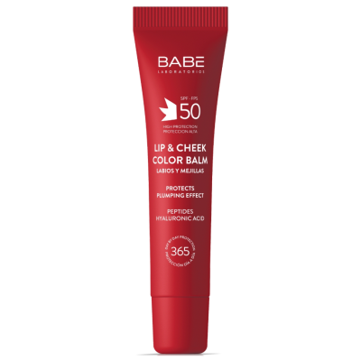 BABE LIP & CHEEK COLOR BALM SPF50 балсам за устни и скули червен 20 мл