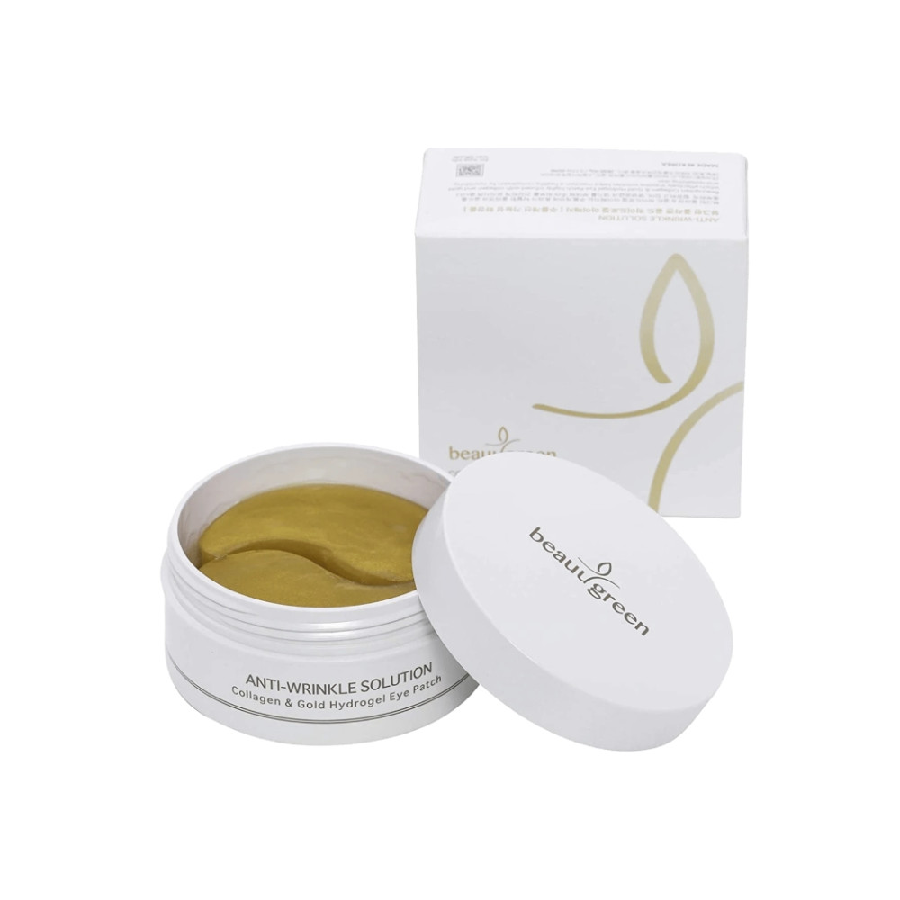 ПАЧОВЕ ЗА ОЧИ BEAUUGREEN COLLAGEN & GOLD NYDROGEL EYE PATCH С КОЛАГЕН И ЗЛАТНИ ЧАСТИЦИ х 60 бр - Грижа за лицето