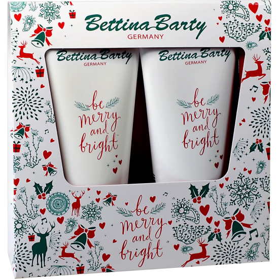 ᐉ БЕТИНА БАРТИ BE MERRY AND BRIGHT ПРОМО КОМПЛЕКТ душ-гел 200 мл + лосион за тяло 200 мл