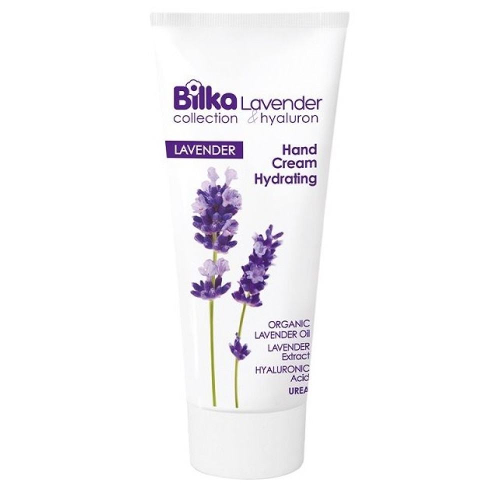 БИЛКА LAVENDER COLLECTION & HYALURON Hand Cream Hydrating крем за ръце хидратиращ и възстановяващ с урея 100 мл