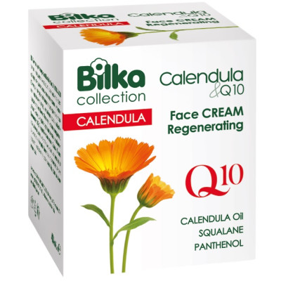 БИЛКА COLLECTION CALENDULA & Q10 крем за лице регенериращ с невен и Q10 40 мл
