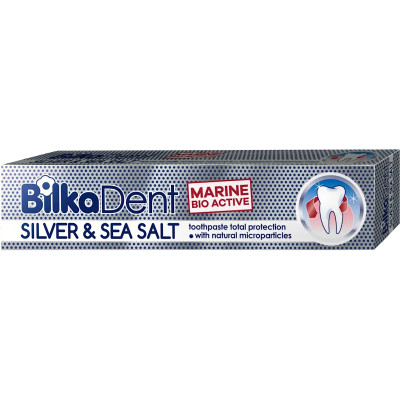 БИЛКА DENT SILVER & SEA SALT паста за зъби 75 мл