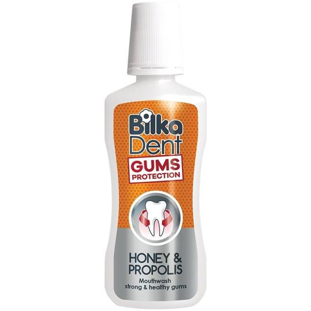 БИЛКА DENT HONEY & PROPOLIS вода за уста Силни и здрави венци Мед + Прополис 250 мл - Орална хигиена