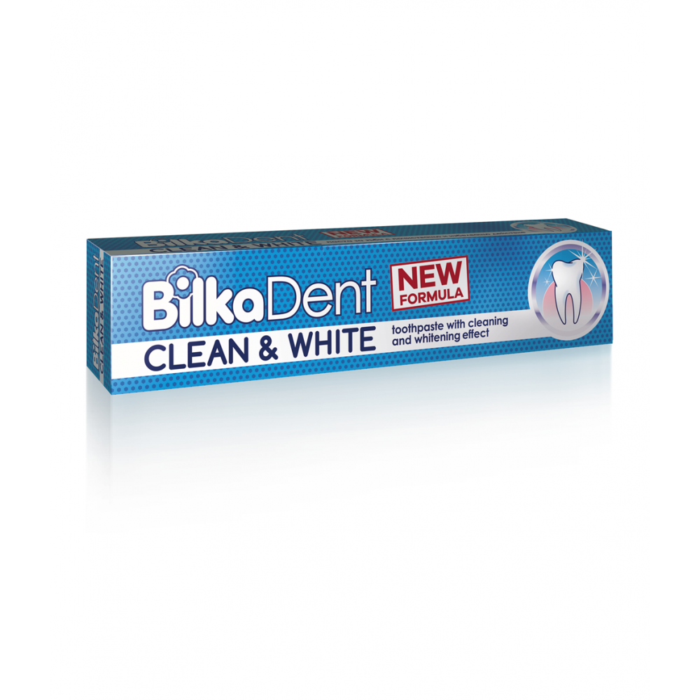 Bilka Dent Clean & White Паста за зъби избелваща 75 мл -