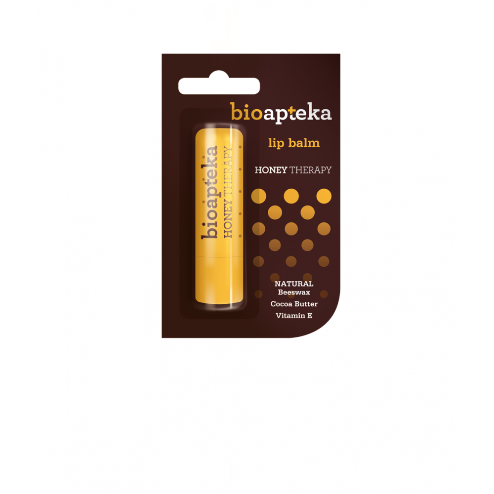 Bioapteka Honey Therapy Балсам за устни с пчелен восък и витамин Е 4.5гр -
