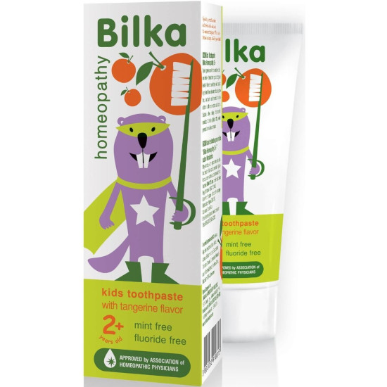 БИЛКА ХОМЕОПАТИЧНА ДЕТСКА крем-паста за зъби ORGANIC 2+ 50 мл