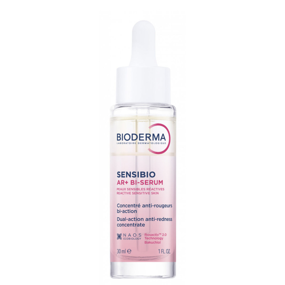 BIODERMA SENSIBIO AR+ Bi-Serum двуфазен серум концентрат за лице за чувствителна кожа против зачервявания и бръчки 30 мл - Грижа за лицето