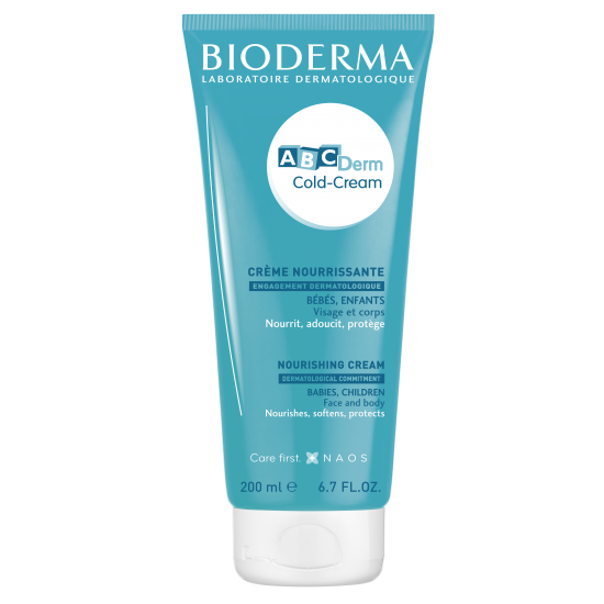 BIODERMA ABCDERM Cold-cream Nourishing Face cream подхранващ колд крем за лице и тяло за бебета и деца 200 мл