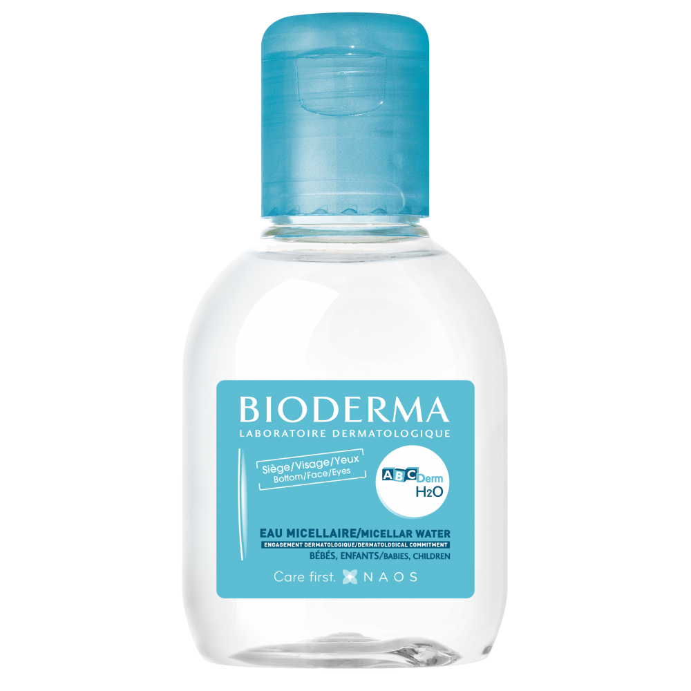 Bioderma Abc Derm Мицеларна почистваща вода за бебета 100 мл -