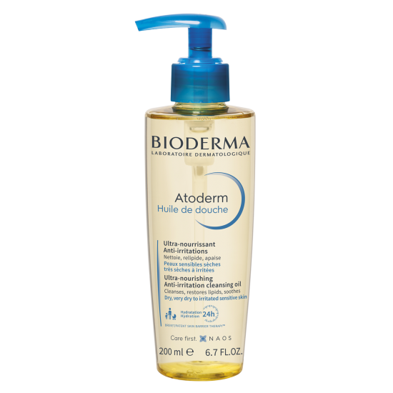 BIODERMA ATODERM Shower Oil интензивно подхранващо душ олио за суха и атопична чувствителна кожа 200 мл