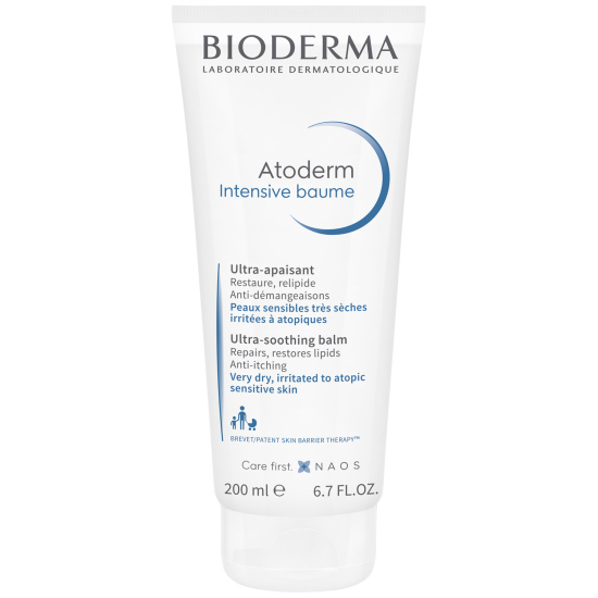 BIODERMA ATODERM Intensive Baume интензивен възстановяващ балсам за лице и тяло за суха раздразнена и атопична кожа 200 мл