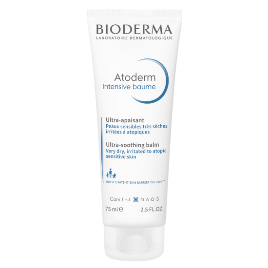 BIODERMA ATODERM Intensive Baume интензивен възстановяващ балсам за лице и тяло за суха раздразнена и атопична кожа 75 мл