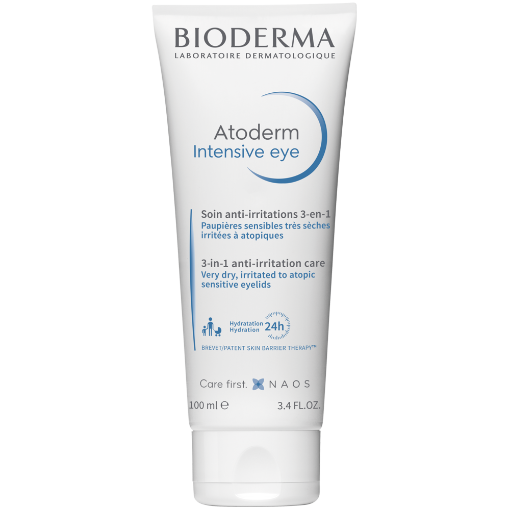Bioderma Atoderm Intensive Околоочен балсам 3 в 1 100 мл -