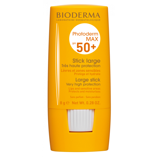 BIODERMA PHOTODERM MAX SPF50+ Stick слънцезащитен стик за лице и за високо чувствителни зони и устни 8 г