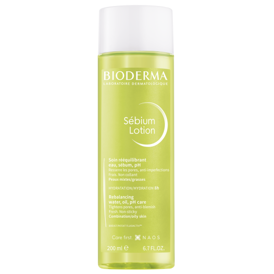 BIODERMA SEBIUM Lotion активен хидратиращ лосион за лице за мазна и акнеична кожа 200 мл