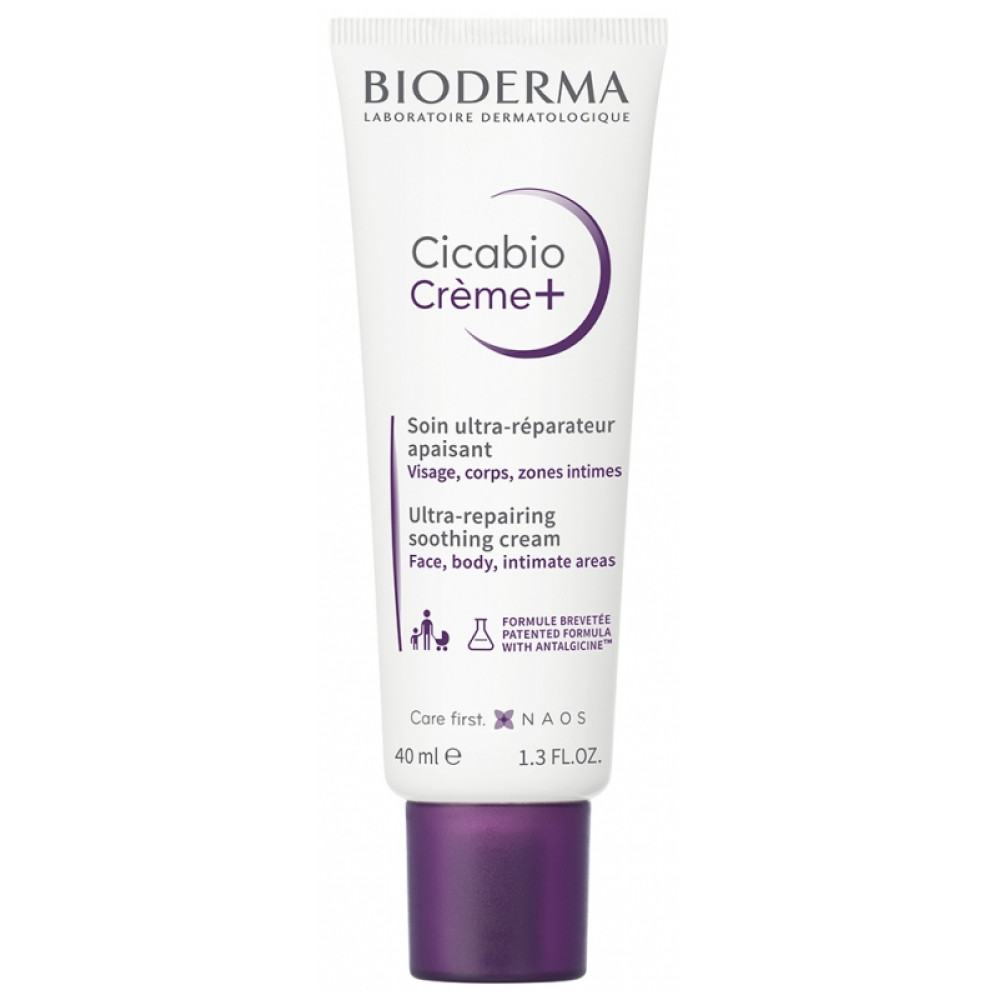 БИОДЕРМА CICABIO CREME+ екобиологичен ултра възстановяващ и успокояващ крем за лице и тяло за раздразнена и увредена кожа 40 мл - Грижа за лицето и тялото БИОДЕРМА CICABIO CREME+ екобиологичен ултра възстановяващ и успокояващ крем за лице и тяло за раздразнена и увредена кожа 40 мл - Грижа за лицето и тялото
