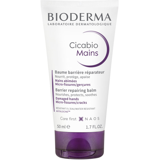 BIODERMA CICABIO Mains Barrier Repairing Balm възстановяващ балсам за ръце за увредена и раздразнена кожа 50 мл