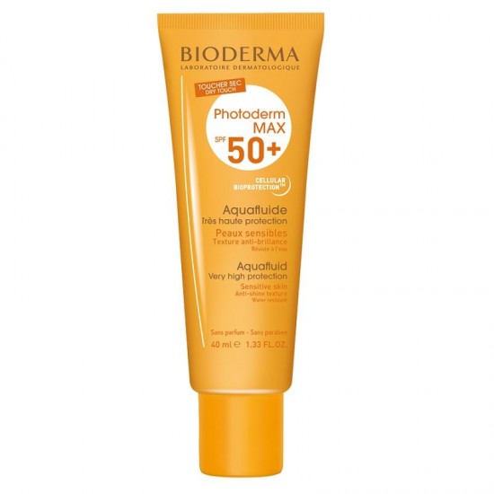 БИОДЕРМА PHOTODERM SPF50+ аквафлуид за лице, безцветен 40 мл