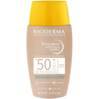 БИОДЕРМА PHOTODERM M SPF50+ крем 40 мл /златист/