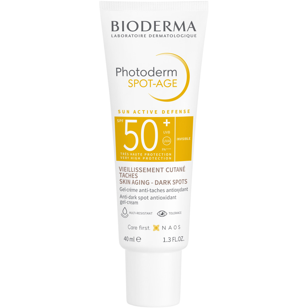 БИОДЕРМА PHOTODERM SPOT-AGE SPF50+ гел-крем за лице против пигментни петна и стареене 40 мл - Слънцезащита