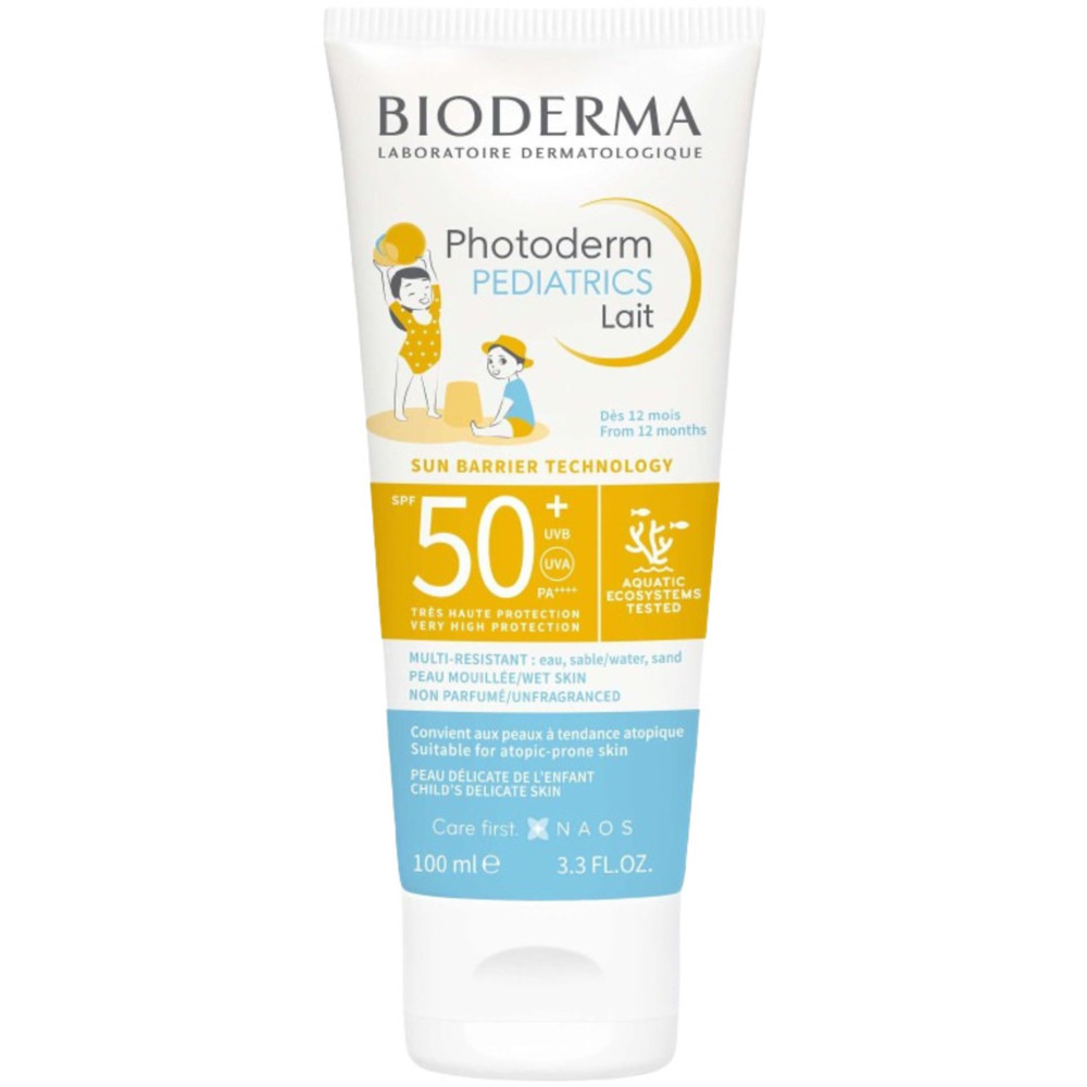 BIODERMA PHOTODERM PEDIATRICS Lait SPF50+ слънцезащитно мляко за деца с хидратиращо действие 100 мл