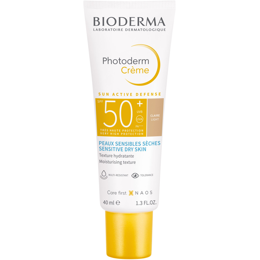 БИОДЕРМА PHOTODERM SPF50+ CLAIRE LIGHT слънцезащитен крем с оцветена текстура 40 мл - Слънцезащита БИОДЕРМА PHOTODERM SPF50+ CLAIRE LIGHT слънцезащитен крем с оцветена текстура 40 мл - Слънцезащита