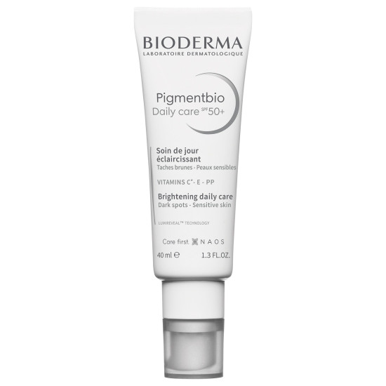 BIODERMA PIGMENTBIO Daily care SPF50+ изсветляващ дневен крем за лице против пигментации 40 мл