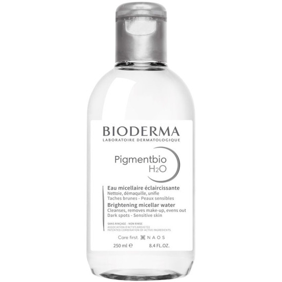 BIODERMA PIGMENTBIO H2O мицеларна вода с изсветляващо действие за пигментирана кожа 250 мл