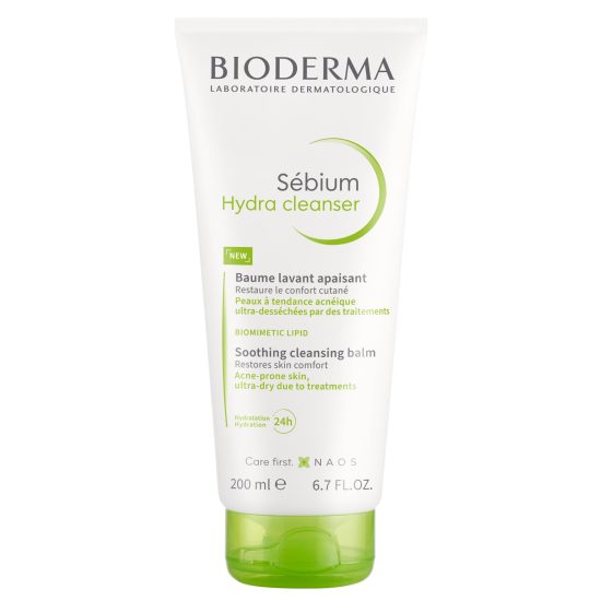 BIODERMA SEBIUM HYDRA CLEANSING BALM измиващ хидратиращ балсам за лице за кожа склонна към акне 200 мл